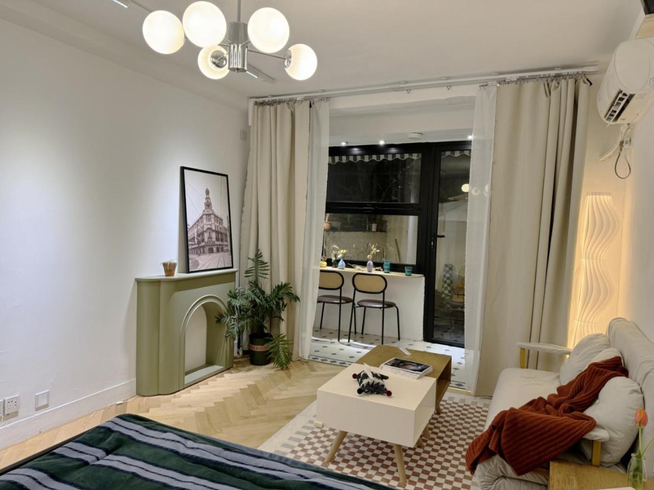 שנגחאי Apartment Near Nanjing Road/ Jing'An Temple/ Renmin Plaza מראה חיצוני תמונה